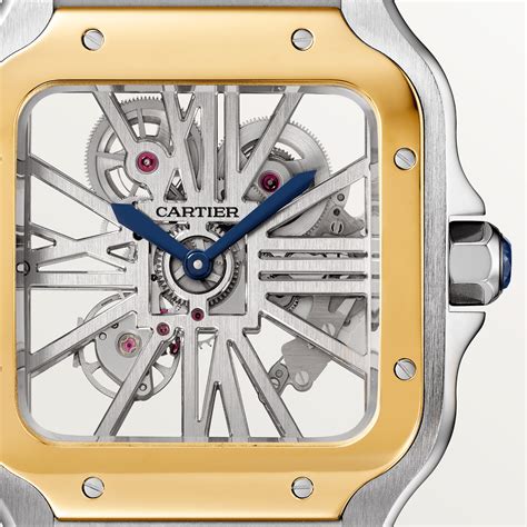 contrefaçon montre squelette santos de cartier